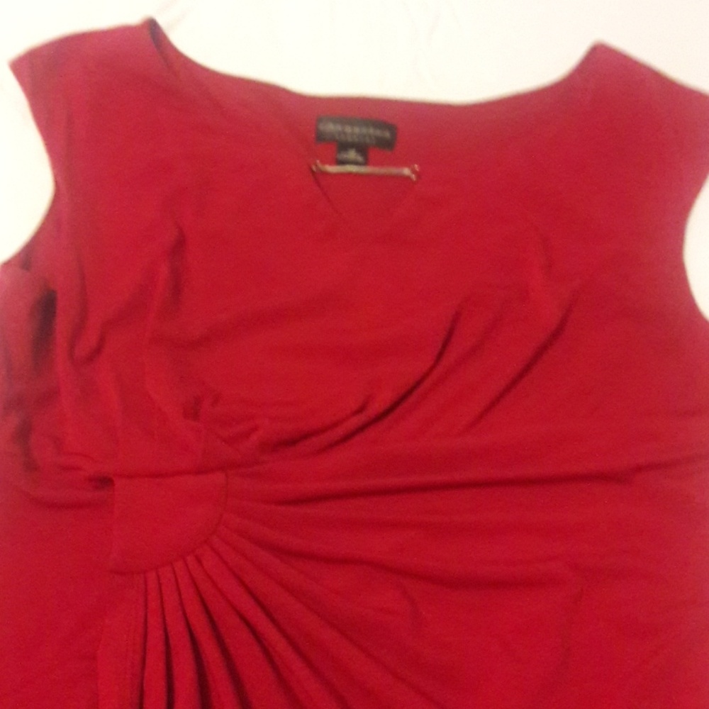 RED DAILY DRESS . - Picture 4 of 8